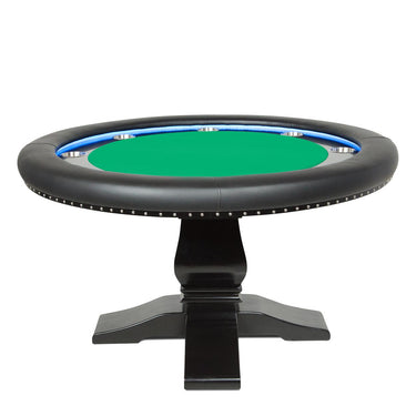 Round Poker Table With LED Lights – The Ginza LED by BBO